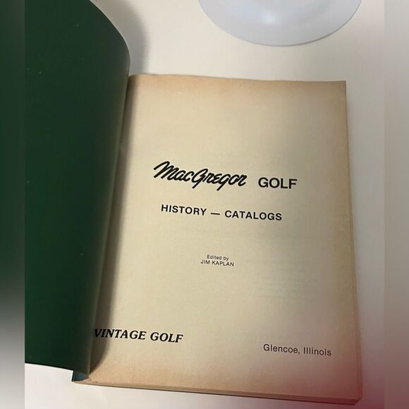 MacGregor Golf History Catalog Book - Picture 5 of 5